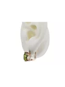 Κίτρινα σκουλαρίκια Peridot Original Vintage από ροζ χρυσό 14 καρατίων Vintage vec016r